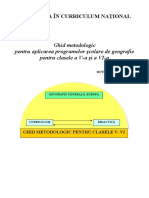 Ghid v - VI Curriculum Geografie