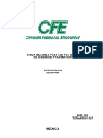 CFE - Mexico - Cimentaciones de Torres