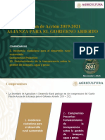 Estatus de Los Compromisos AGA Agricultura Nov 2021