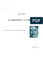 Simone Wei La Gravedad y La Gracia Simone Weil