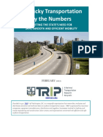 TRIP Kentucky Transportation by The Numbers Report February 2022