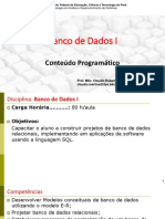 IFPA Banco de Dados I