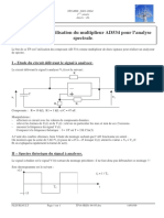 AD534 Analyse Spectrale