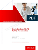 Oracle Database 12c R2: PL/SQL Fundamentals