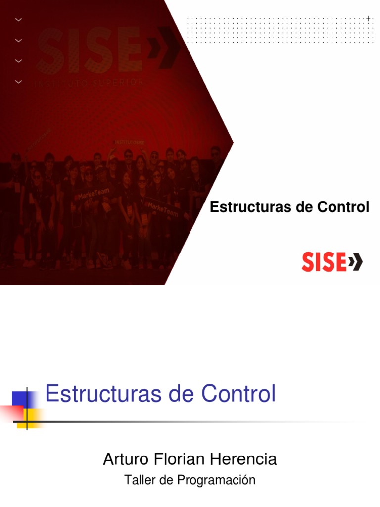 Estructuras de Control en Programación | PDF | Programa de computadora ...