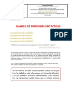 Tema 7 NOV 8 Análisis de Funciones Sintácticas