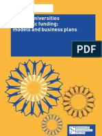 Private Universities and Public Funding: Models and Business Plans