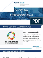 Agenda 2030 e A Educação No Brasil - Prof . DR . Claudia Costin