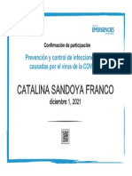 Catalina San - Prevencion y Control de Infecciones