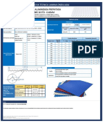 FICHA TECNICA Lámina Ondulada Prepintada Rojo 0 40mm