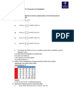 Actividad Academica N°2: Elementos de Probabilidad: P Aub P Buc