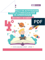 4° Cuadernillo de Actividades para La Consolidación de Aprendizajes 2do. Momento