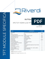 Ips 7.0" Hdmi LCD TFT Datasheet: RVT70HSHNWC00-B