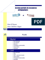 Analyse de deux portails de ressources pédagogiques