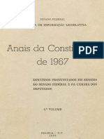 CHDB – Legislação - Brasil – Constituição 1967 v.3