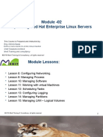 Module - 02 Operating Red Hat Enterprise Linux Servers: This Course Is Prepared and Instructed by