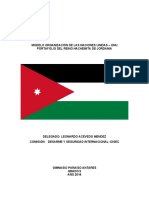 Modelo ONU Jordania - Leonardo Acevedo Mendez