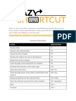 Windows Keyboard Shortcuts PDF