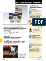 High Bolt Load Capacities, Superior Performance: HM10 Hydramax Topside Tensioner