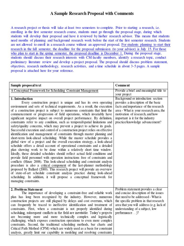 Research Paper Proposal Template | PDF | Goal | System