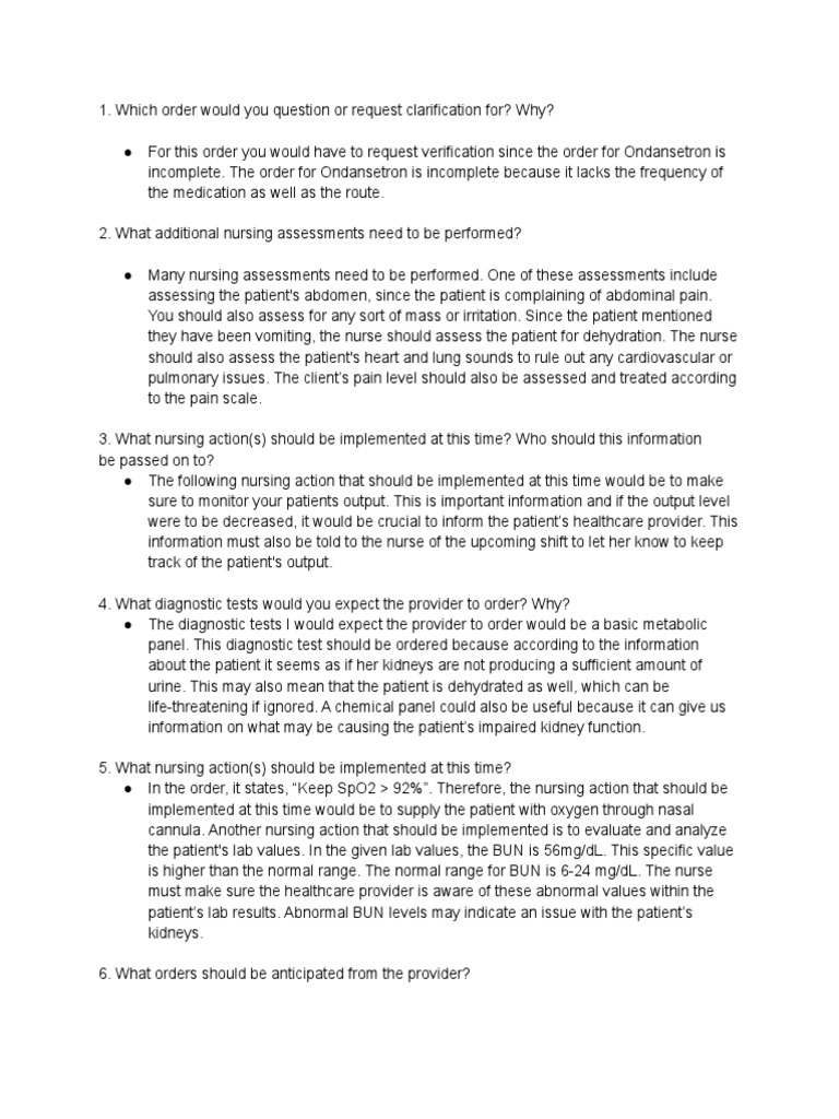 Case Study Med Surg Pdf Human Diseases And Disorders Clinical