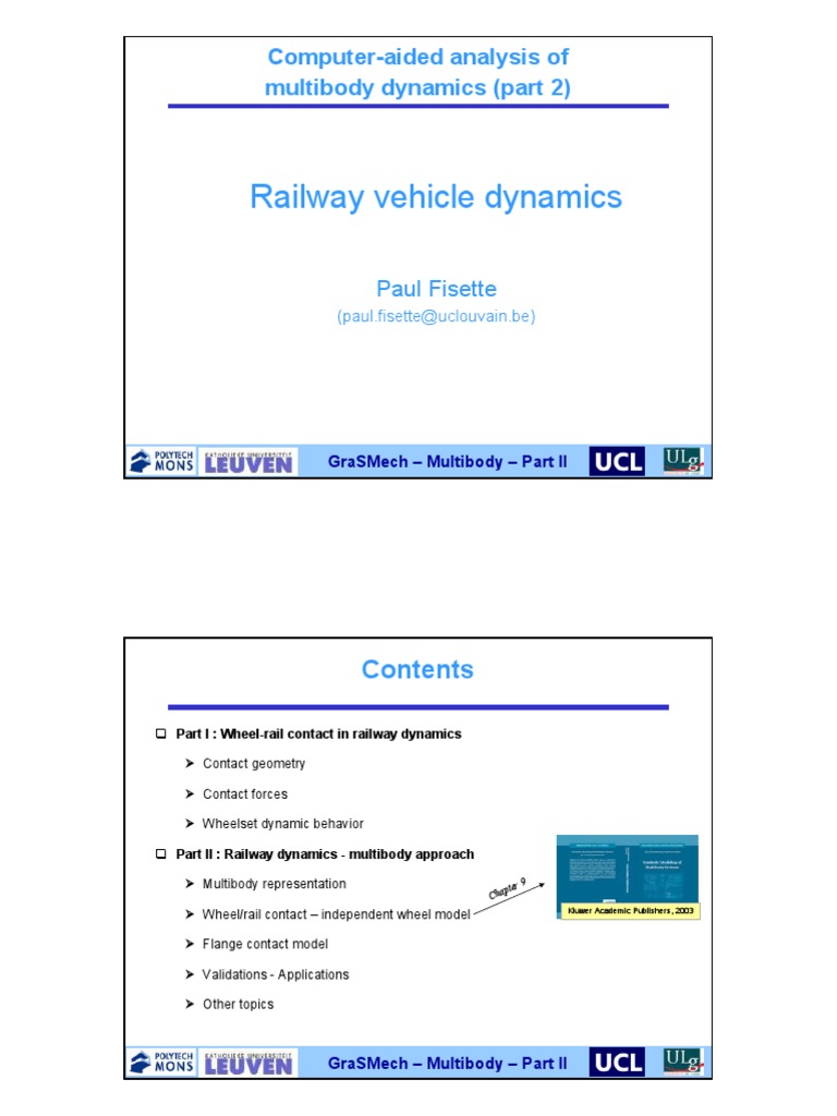 Rail Vehicles | PDF | Kinematics | Mechanics