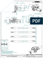 IQD3-1SP-BC: A4 1 of 4 Dimensional Data Sheet For Iqd3 (Sizes 10-18) With Top Handwheel 030215