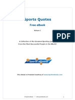 Free Sports Quotes eBook Vol 1