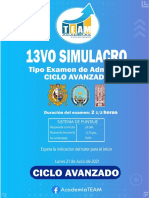 13 SIMULACRO ALUMNOS