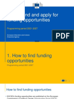 How to Find and Apply for Funding 20210428