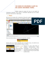 Modelo de Velocidades - Petrel