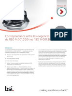 Guide de Correspondance ISO 14001
