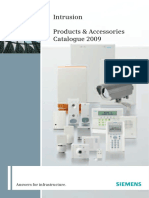 Intrusion Products & Accessories Catalogue 2009: Answers For Infrastructure