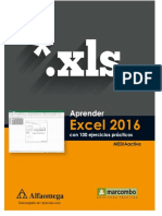 Aprender Excel 2016 Con 100 Ejercicios Practicos