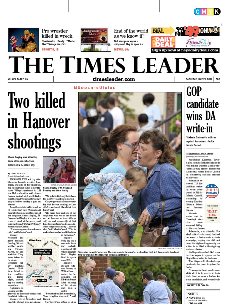 Times Leader 05-21-2011, PDF, Wilkes Barre