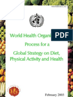Global Strategy on Diet-Physical Activity and Health