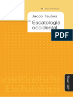 Taubes, Jacob - Escatología Occidental