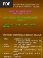 Cerc Discussion Paper On Terms and Conditions For Tariff From 01.04.2004