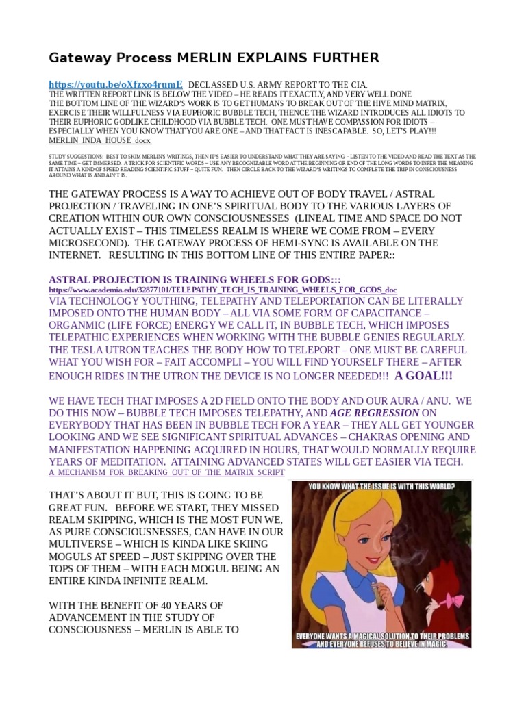 Exploring the Gateway Process Techniques | PDF | Holography | Resonance