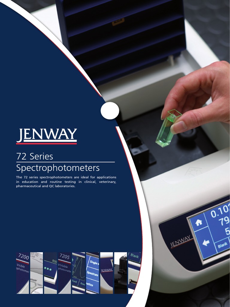 Jenway 7200 7205 Product Brochure 2017 PDF Spectrophotometry