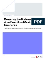 Measuring The Business Value of An Exceptional Customer Experience