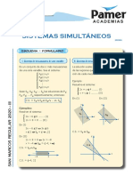 Sistemas Simultáneos: Álgebra Tema 4