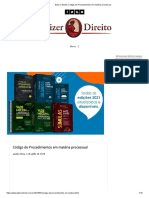 4327897Dizer o Direito_ Código de Procedimentos Em Matéria Processual