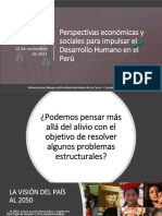 Perspectivas Económicas y Sociales en El Perú - 2021
