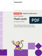 425841 Starters Flash Cards