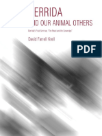 (Studies in Continental Thought) David Farrell Krell - Derrida and Our Animal Others - Derrida's Final Seminar, The Beast and The Sovereign-Indiana University Press (2013)