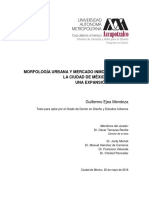 Morfología Urbana y Mercado Inmobiliario en La CDMX 1950.2010