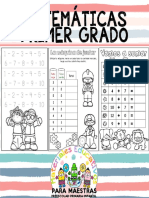 Cuaderno Matemáticas Para Primer Grado Por Materiales Educativos Maestras