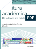 Escritura Academica Teoria a La Practica Nunez Cortes