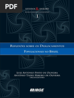 IBGE. Deslocamentos populacionais